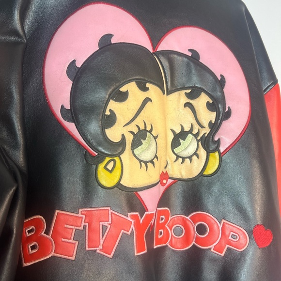Betty Boop by Excelled Vegan Jacket Large - Picture 12 of 12